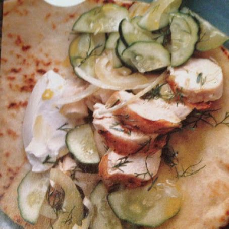 Chicken + dill souvlaki