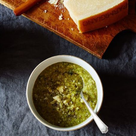Seared Broccoli and Potato Soup