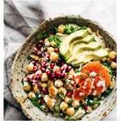 Winter Spa Salad with Lemon Chicken