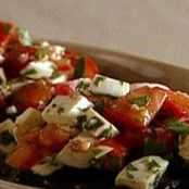 Grilled Portobello Mushrooms with Tomatoes and Fresh Mozzarella