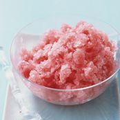 Watermelon Granita with Cardamom Syrup
