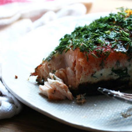 Slow-Cooked Salmon