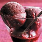 RED WINE & RASPBERRY SORBET