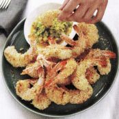 Coconut Shrimp with Pineapple-Cilantro Dip
