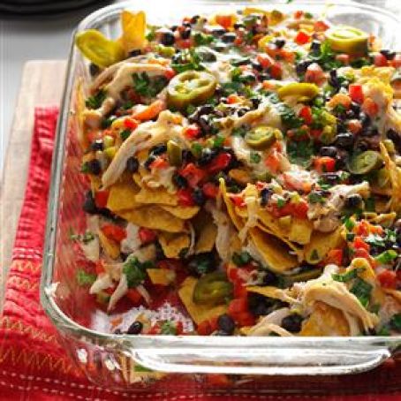 Baked Chicken Nachos Recipe