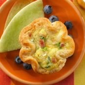 Breakfast Biscuit Quiches
