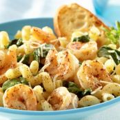 Lemon Pepper Pasta with Shrimp