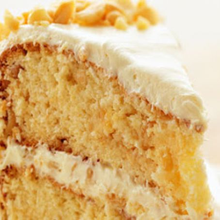 White Chocolate Macadamia Cake