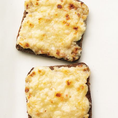 Mini Bacon and Cheese Toasts