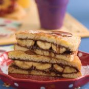 Stuffed French Toast with Bananas and Nutella®