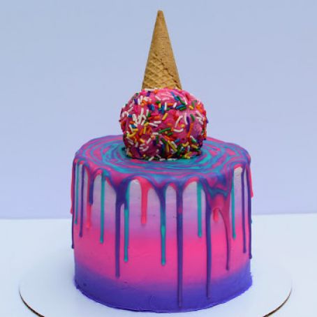 White Chocolate ganache drip