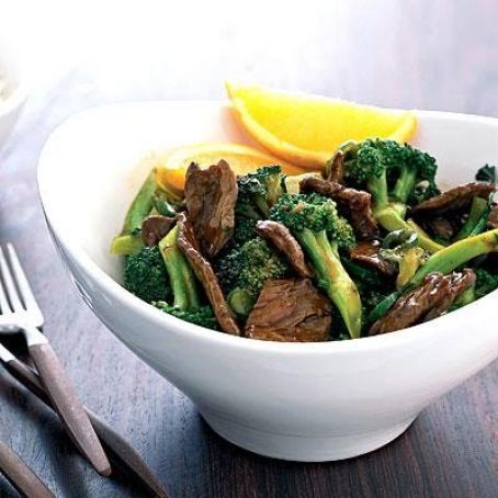 Orange Beef and Broccoli