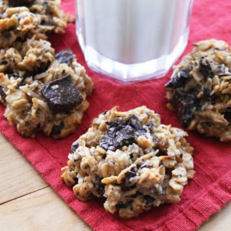 cookie - Peanut Butter & Banana Oatmeal Chocolate Chunk Cookies