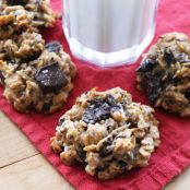 cookie - Peanut Butter & Banana Oatmeal Chocolate Chunk Cookies