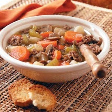 Beef & Vegetable Soup Recipe