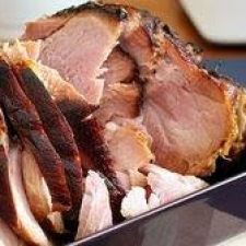 Baked Ham with brown sugar glaze