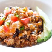 Slow Cooker Chicken Burrito Bowl