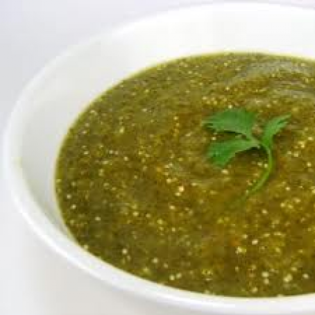 Tomatillo-Cilantro Salsa with Lime