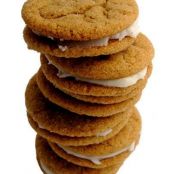 Molasses Spice Lemon Sandwich Cookies