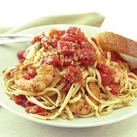 Shrimp Fra Diavolo with Linguine