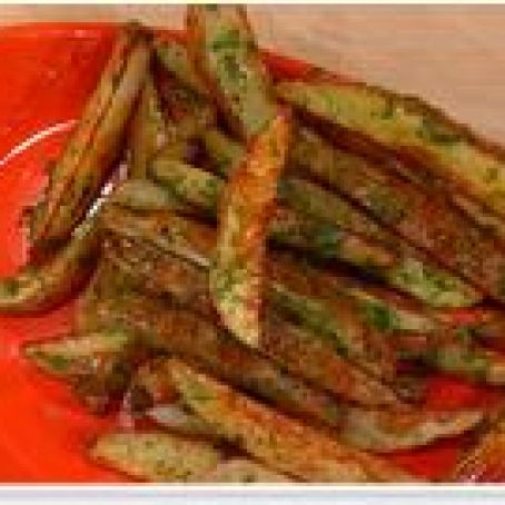 Oven Fries in Garlic and Paprika Butter