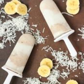 popsicles - banana coconut cream popsicles