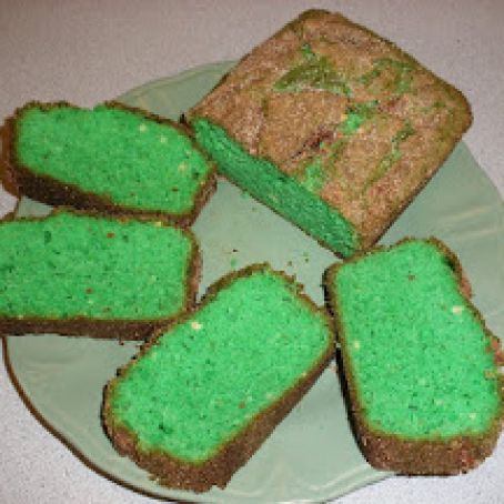 Bread, Green Pistachio for St. Patrick's Day