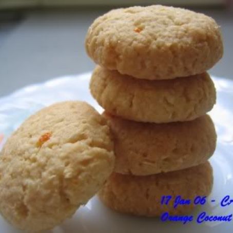 Orange Coconut Cookies
