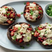 Grilled Stuffed Portobello Mushroom Caps