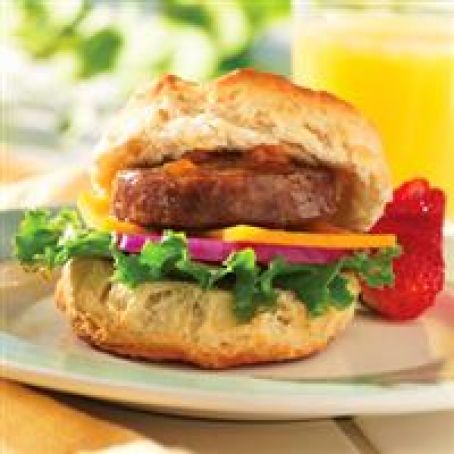 Glazed Sausage in a Biscuit