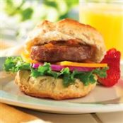 Glazed Sausage in a Biscuit