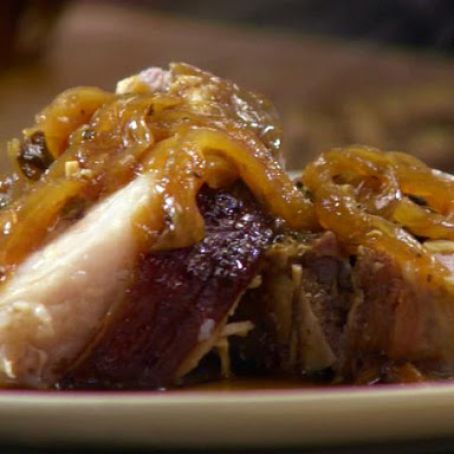 Stuffed Braised Veal Breast