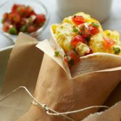 Chew:  Cereal Bowl Egg and Cheese Breakfast Burrito