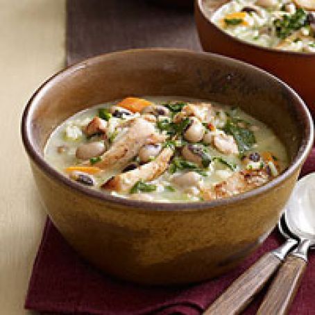 Creamy Chicken-and-Rice Soup