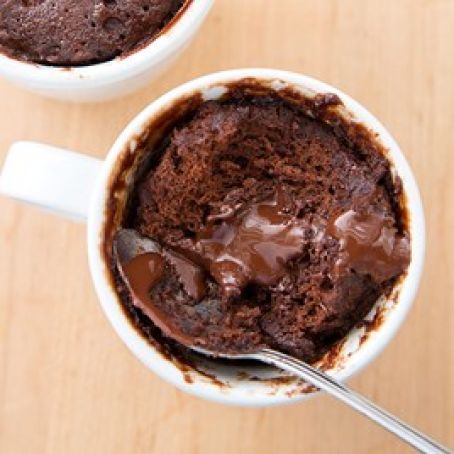 Coffee Mug Molten Chocolate Cake for Two