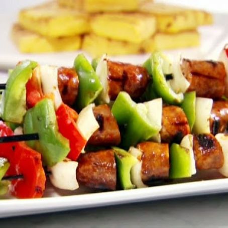Sausage and Pepper Skewers