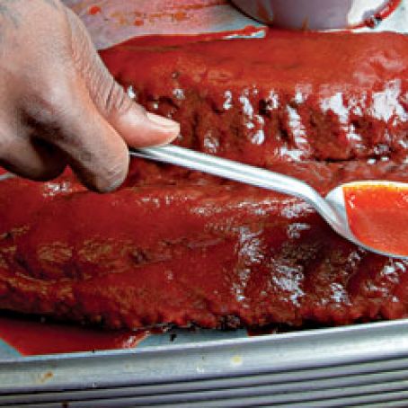 Baby Back Ribs with Sweet and Sticky Sauce