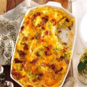 Twice-Baked Cheddar Potato Casserole Recipe