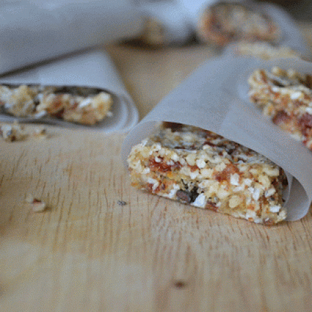 Vegan Nutrition Bars with Cacao and Chia