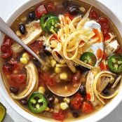 Slow-Cooker Chicken Taco Soup