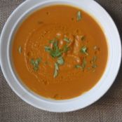 Easy Vegan Pumpkin or Blue Squash Soup