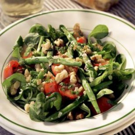 Warm Green Bean Salad with Toasted Walnuts