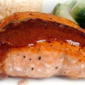 Wasabi & Honey Glazed Salmon