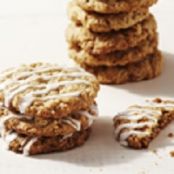 Thin Vanilla Oatmeal Cookies