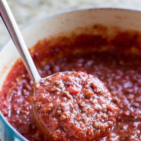 Homemade Meat Sauce
