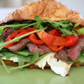 Parisian Steak and Cheese Croissant Sandwiches