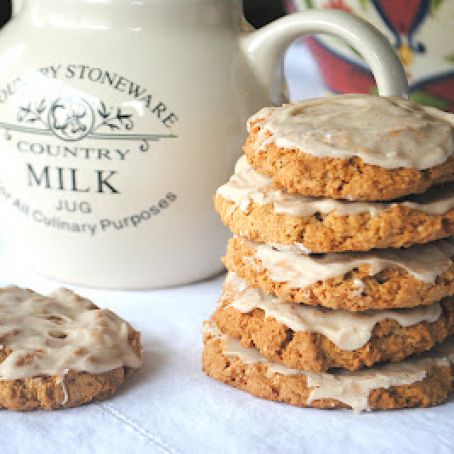 Iced Oatmeal Cookies