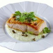 Salmon - Pan-Roasted with Fennel Puree