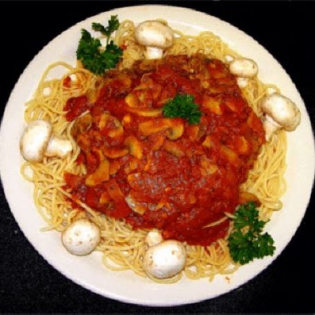 Spaghetti with Mushrooms