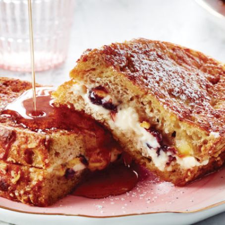 Stuffed Egg Nog French Toast